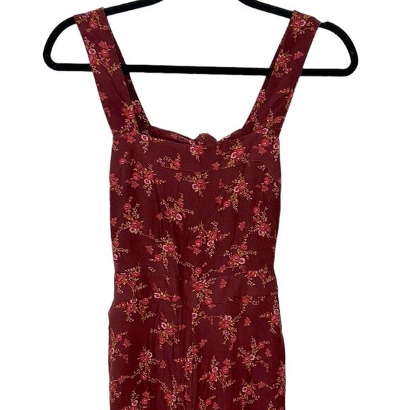 Madewell Apron Bow-Back Jumpsuit in Windowbox Floral Women’s size 0 - Picture 6 of 11